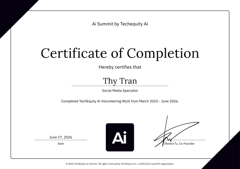 Ai Volunteering Work